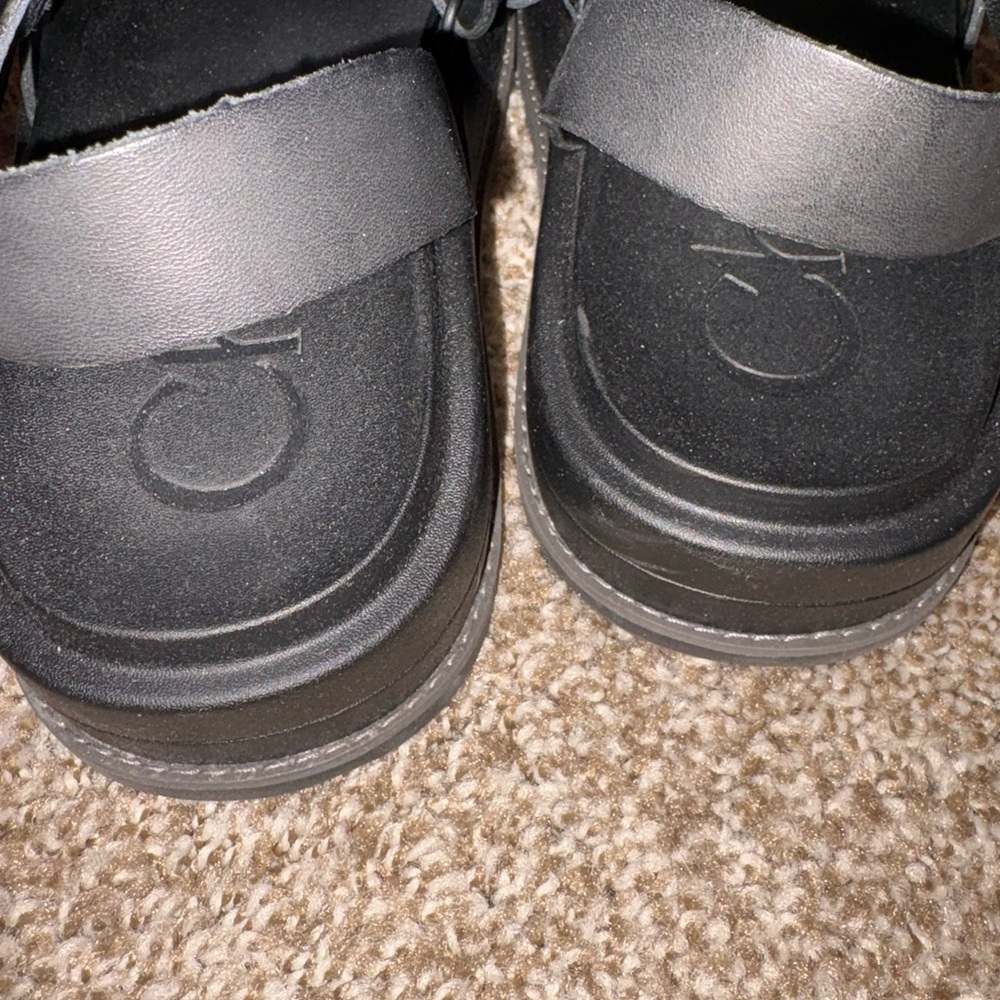 NEW Chaco Black Cross-Strap Sandals women’s size 8 - Picture 3 of 5